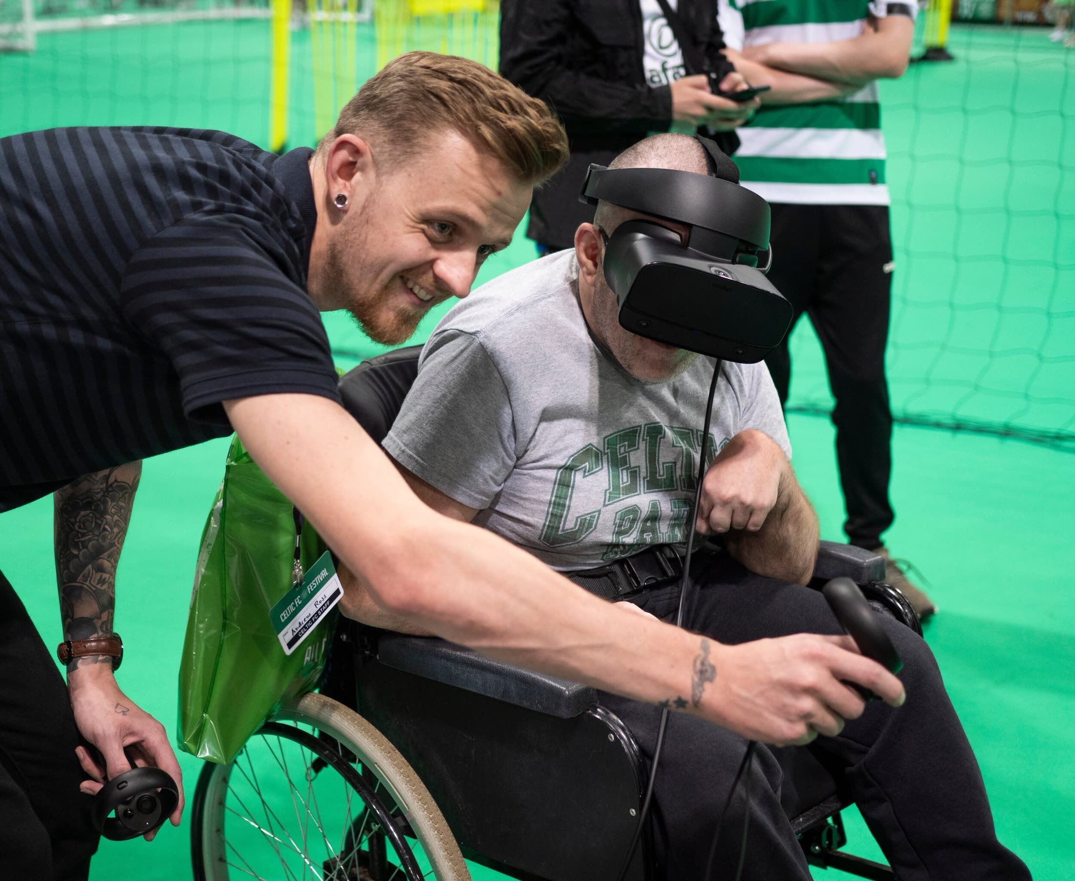 A VR session at the Visual Lane studio